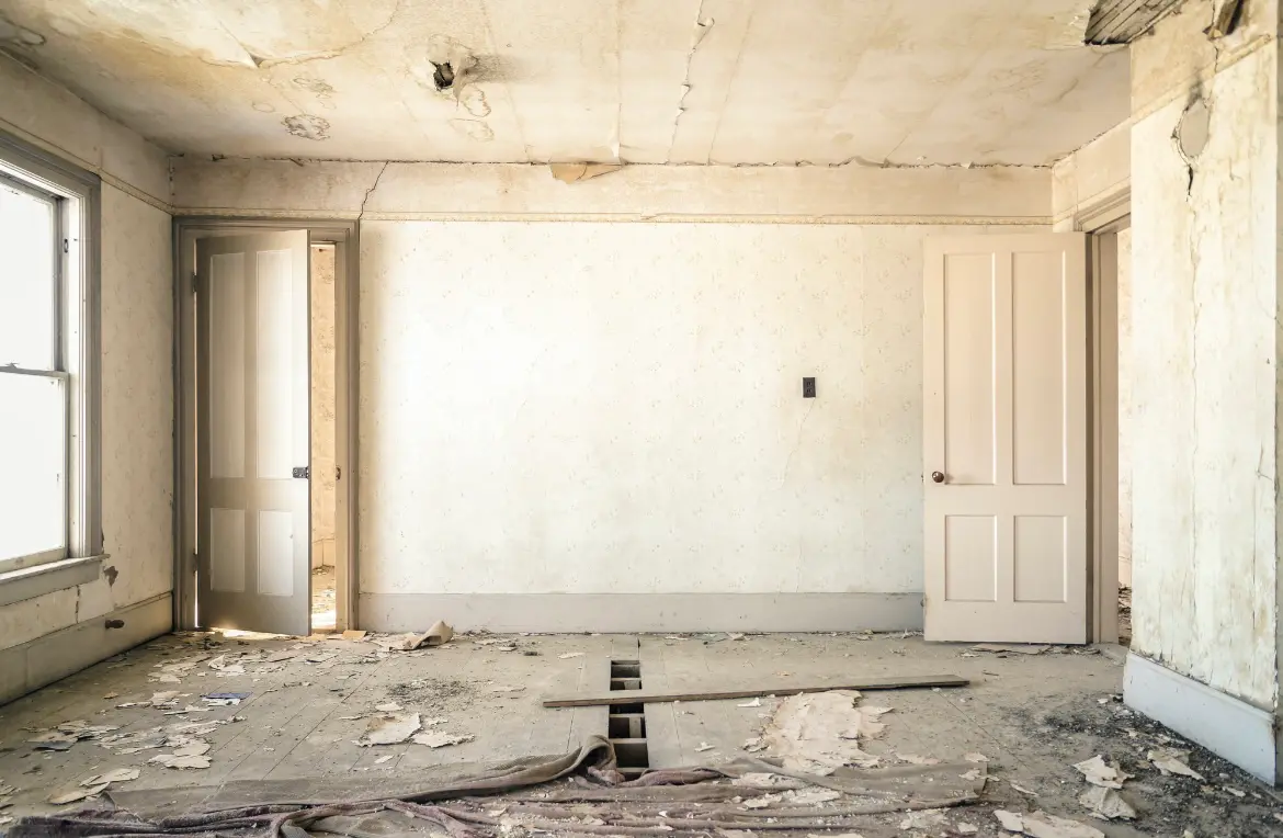 Waste disposal crew managing a cleanout project in Hartford